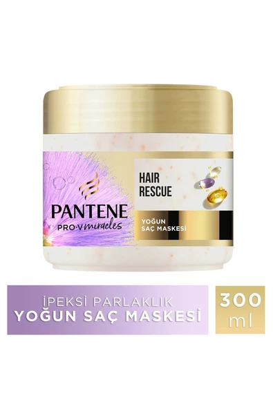 Pantene PRO-V MIRACLES İpeksi Parlaklık Maskeİşlem Görmüş Saçlar için 300ML
