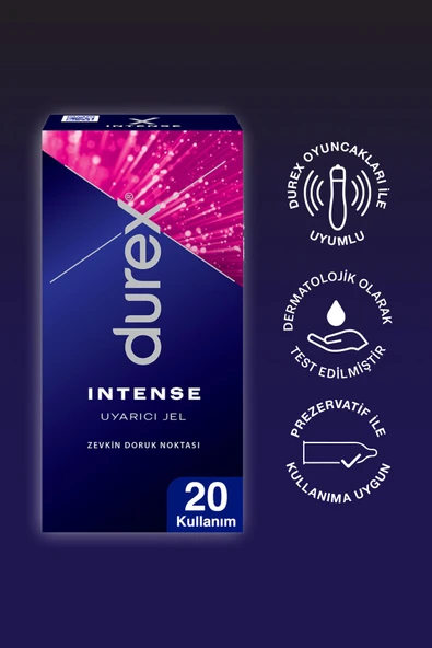 Durex Intense Uyarıcı Jel 10 ml (20 Kullanım) - Resim 6