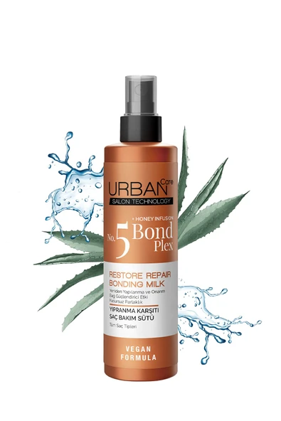 Urban Care No.5 Bond Plex Restore Repair Yıpranma Karşıtı Saç Bakım Sütü-200 ml-vegan - 2