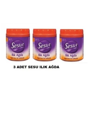 Sesu Turuncu Ilık Ağda 250 gr 3'lü