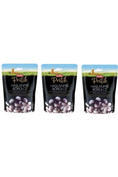 Duru Pratik Haşlanmış Börülce 400 Gr X 3 Adet