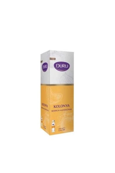 Duru Bodrum Mandalinası Kolonya Cam Şişe 200 ml