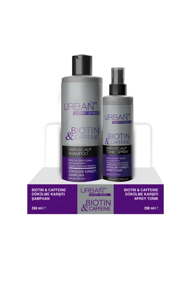 Urban Care BIOTIN ŞAMPUAN EXP 350 ML+TONİK SPREY BİOTIN 200 ML SET