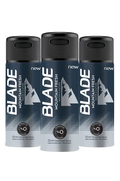 Blade Mountain Fresh Erkek Deodorant 3x150ml