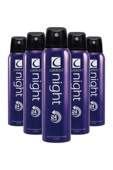 Caldion Night 150 ml Erkek Deodorant X 5 Adet - 1