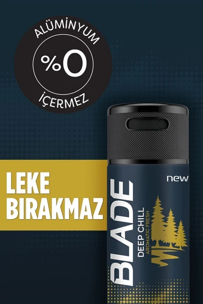 Blade Deep Chill Erkek Deodorant 3x150ml - 2