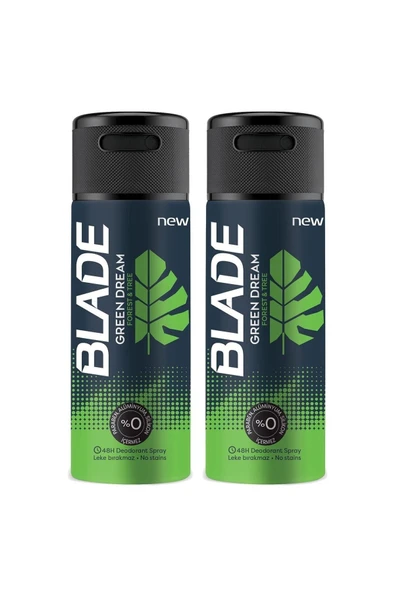 Blade Green Dream Erkek Deodorant 150 ml * 2 Adet