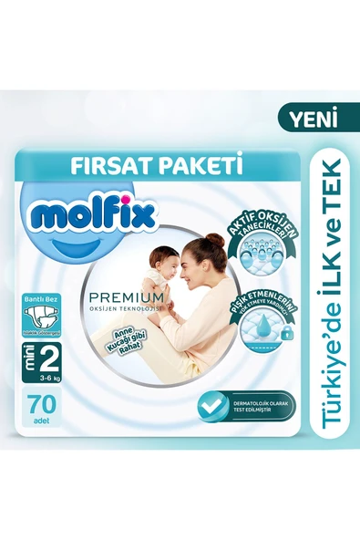 Molfix Premium Fırsat Paketi 2 No 70 Li