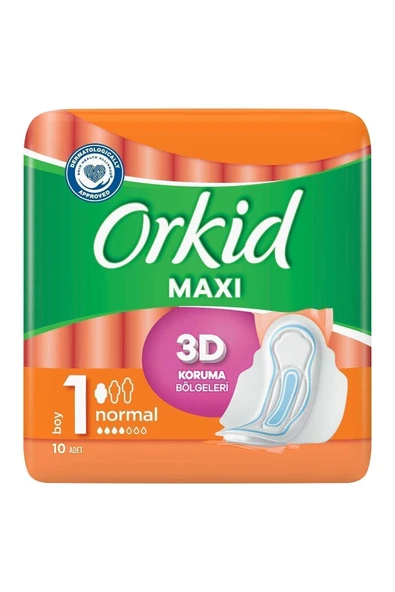Orkid Maxi Hijyenik Ped Normal 10 Adet Tekli Paket - 2