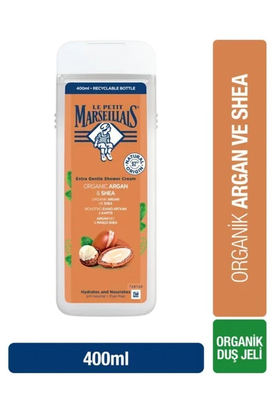 Le Petit Marseillais Lpm Organik Argan Ve Shea 400ml Duş Jeli