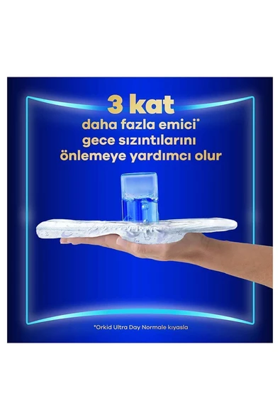 Orkid Ultra Gece Ekstra Max (BOY 6) 14 Adet Hijyenik Ped - Resim 5
