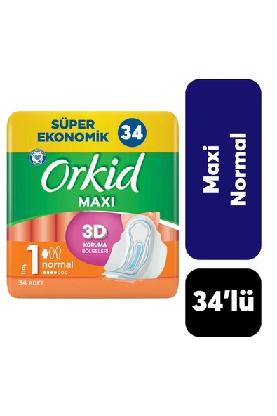 Orkid Maxi 3d Koruma 34'lu Normal Boy ürün görseli 1