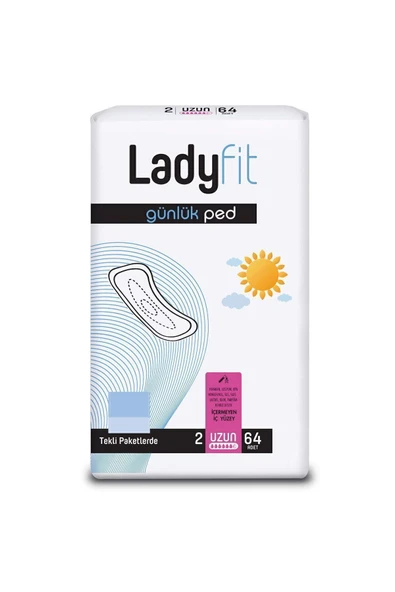 Lady Fit Ladyfit Günlük Ped Uzun 64 Ped - 2