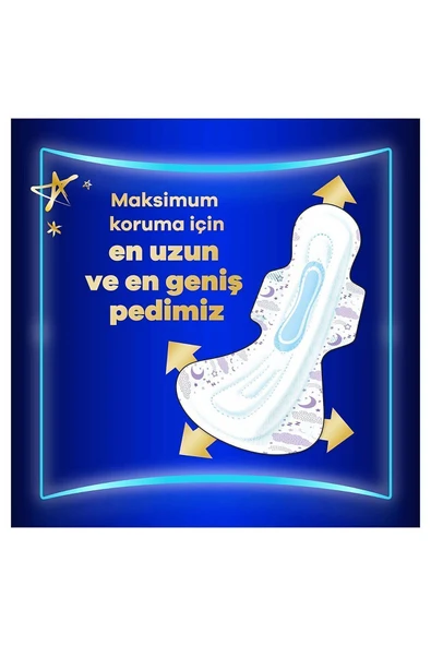 Orkid Ultra Gece Ekstra Max (BOY 6) 14 Adet Hijyenik Ped - Resim 4