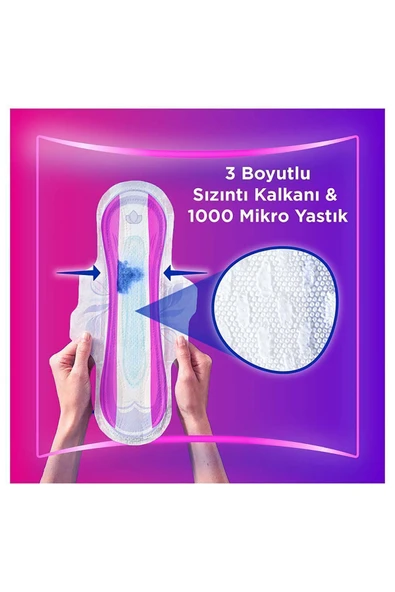 Orkid Platinum Uzun (boy 2) 28 Adet Hijyenik Ped - 3
