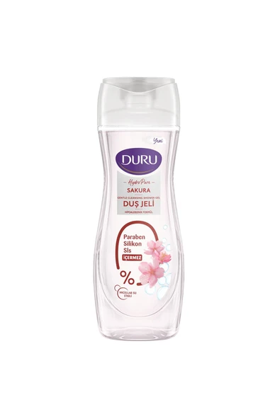 Duru ( KİL MASKESİ HEDİYE ) Duru Hydro Pure Sakura Duş Jeli 450ml ( 1 ADET )