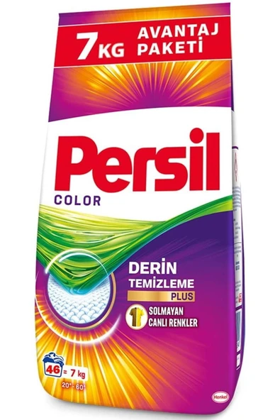 Persil Matik Toz Çamaşır Deterjanı 7KG Color/Renkli (46 Yıkama)