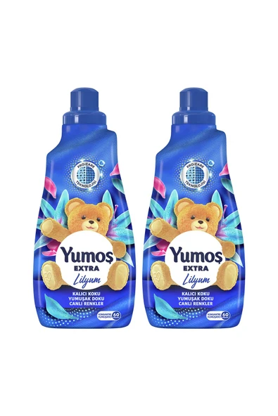 Yumoş Extra Konsantre Çamaşır Yumuşatıcısı Lilyum 1440 ml 60 Yıkama 2 Adet - 8