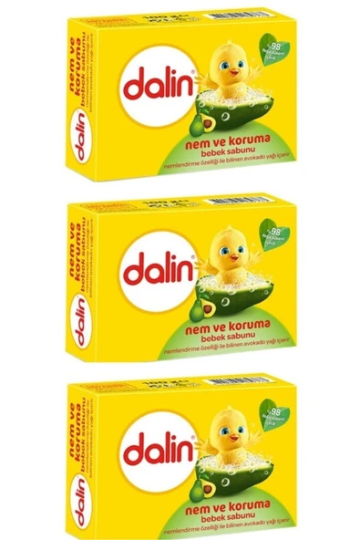 Dalin Nem Ve Koruma Bebek Sabunu 100 Gr 8690605062767 (3 Adet)