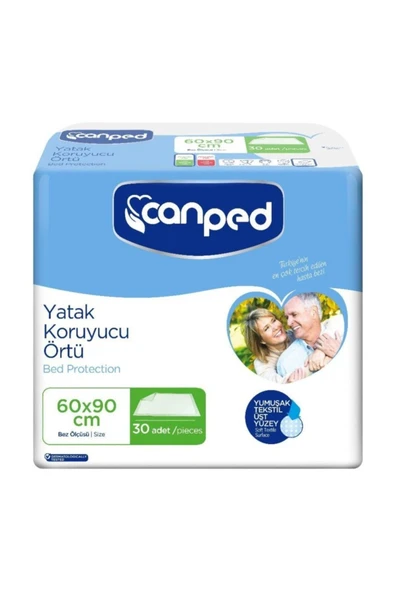 Canped Yatak Koruyucu Örtü (60X90 CM) 30 Adet