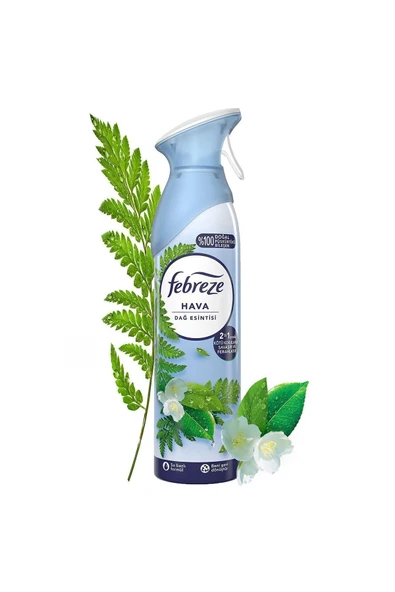 Febreze  Hava Ferahlatıcı Sprey Oda Kokusu Dağ Esintisi 185 ml - 3