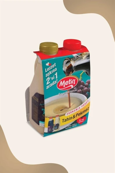 Metin Helva Metin Tahin Pekmez Ikiz Paket 700 Gr