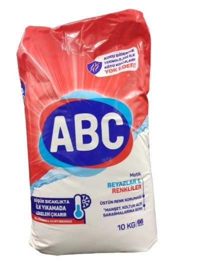 ABC Toz Deterjan Tüm Giysiler 10 Kg