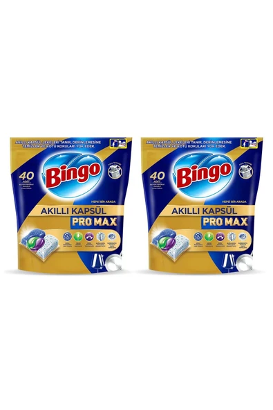 Bingo Akıllı Kapsül Pro Max Bulaşık Makinesi Deterjanı Tableti 80 Lı - 3