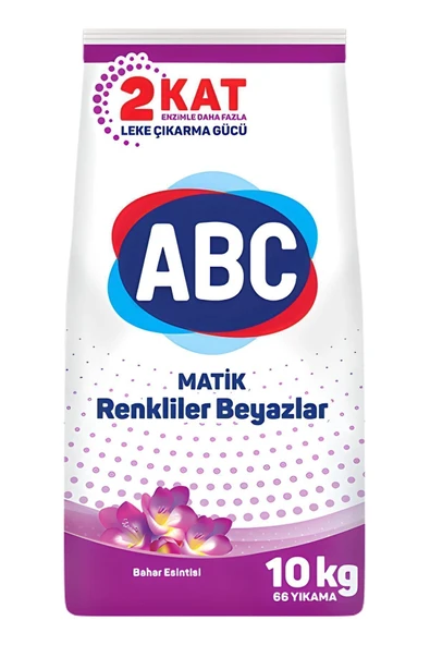 ABC Matik Toz Çamaşır Deterjanı 10 Kg Bahar Esintisi