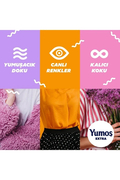 Yumoş Konsantre Çamaşır Yumuşatıcısı Orkide 1440 ML - 4