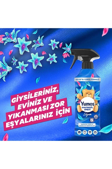Yumoş Ev Ve Tekstil Spreyi Lilyum Yıkanması Zor Eşyalar Için 450 ml X2 - Resim 5