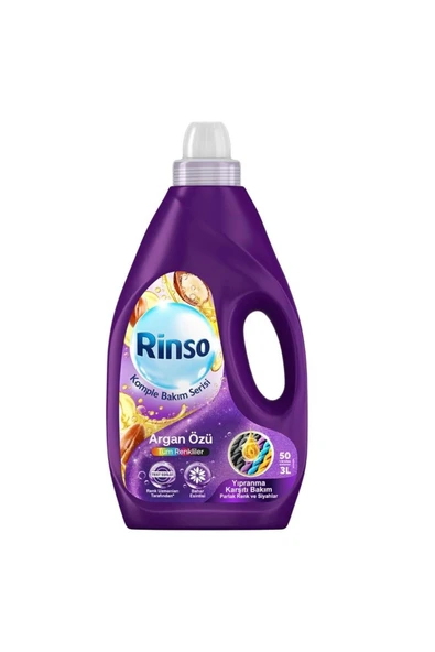 Rinso Argan Özlü Renkliler Sıvı Deterjan 3 L