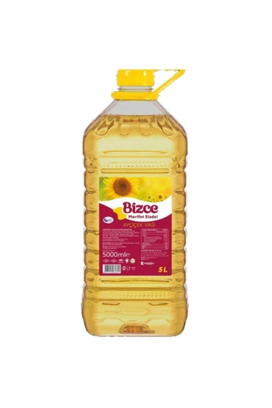 BİZCE Ayçiçekyağı 5lt X 4 Adet ( Toplam 20 lt )