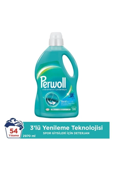 Perwoll Sıvı Deterjan Sport 2.97L (54 Yıkama) – Spor Giysiler İçin Özel Formül