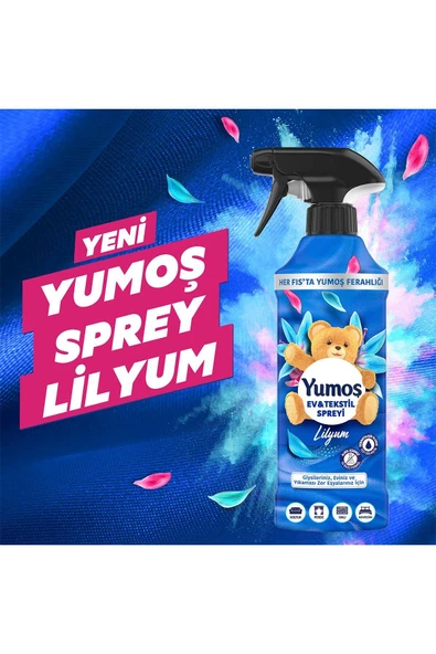 Yumoş Ev Ve Tekstil Spreyi Lilyum Yıkanması Zor Eşyalar Için 450 ml X2 - Resim 3
