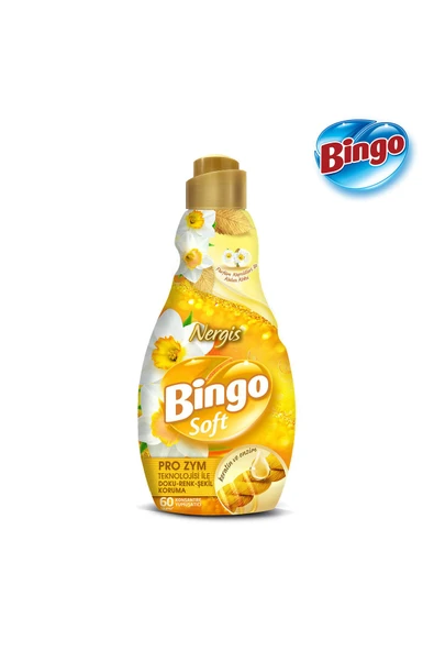 Bingo Soft Konsantre Çamaşır Yumuşatıcısı Nergis 1440 ml X 4 Adet - 3