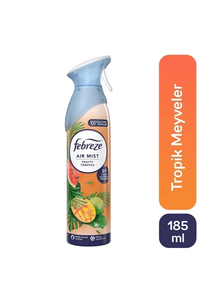 Febreze Hava Ferahlatıcı Sprey Oda Kokusu Tropik Meyveler 185 ml