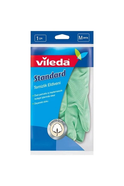 Vileda Standart Orta Boy Bulaşık Eldiven - Resim 2