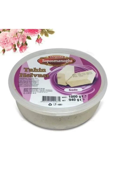 Toposmanoğlu Tahin Helva 1 Kilogram