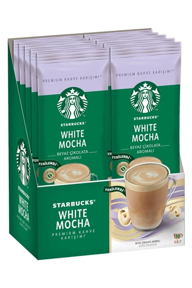 Starbucks White Mocha Premium Kahve Karışımı 24 Gr X 10 Paket - 3