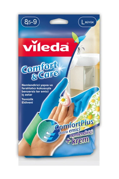 Vileda Comfort Extra Büyük Boy Bulaşık Eldiveni ürün görseli