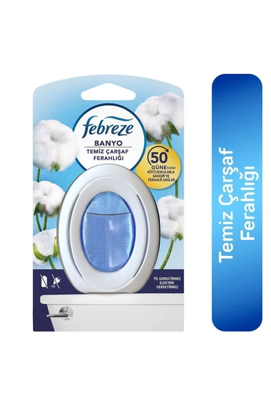 Febreze Hava Ferahlatıcı Banyo  Oda Kokusu Temiz Çarşaf Ferahlığı ürün görseli