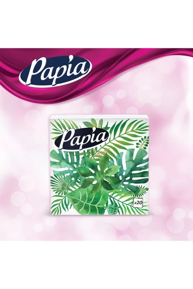 Papia Dekor 20'li Peçete (6 PAKET X 20 YAPRAK) - 3