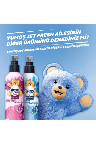 Yumoş Jet Fresh Giysi Spreyi Lilyum 200 ml 2 Adet - Resim 8