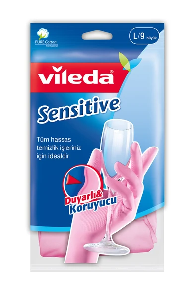 Vileda Sensitive Eldiven No 9 Büyük Boy ürün görseli