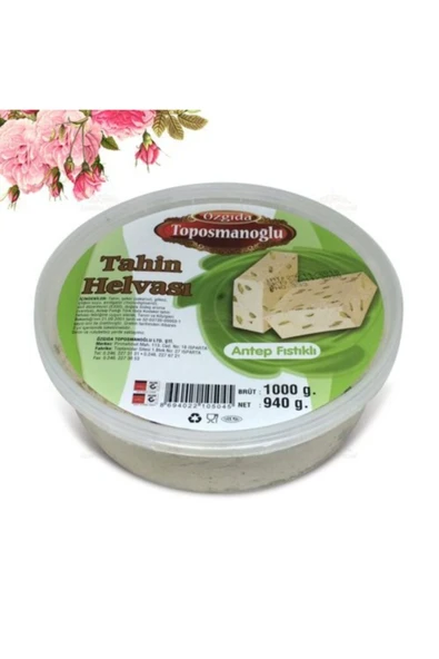 Toposmanoğlu Antep Fıstıklı Helva 1000 gr
