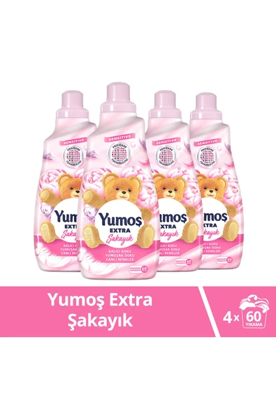 Yumoş Extra Konsantre Çamaşır Yumuşatıcısı Şakayık 1440 X4 - 5