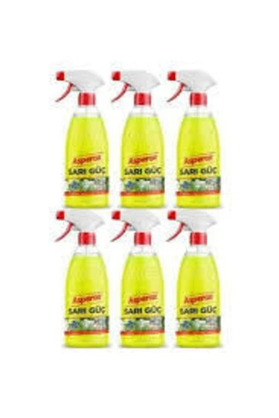 ASPEROX Sarı Güç Çok Amaçlı Ultra Yağ Çözücü 1000 ml 12 Adet 1 Koli