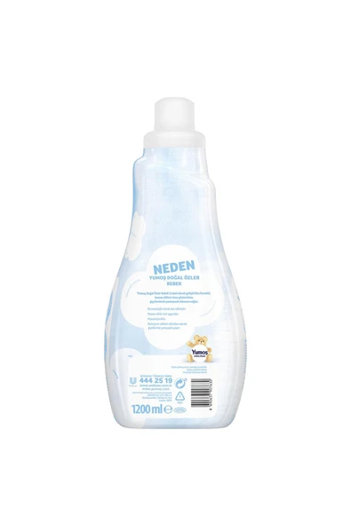 Yumoş Doğal Özler Konsantre Çamaşır Yumuşatıcısı Bebek 1200 ml 50 Yıkama 4 Adet - 6