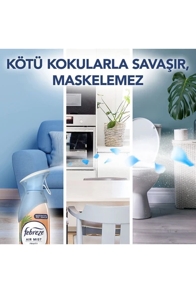 Febreze Hava Ferahlatıcı Sprey Oda Kokusu Tropik Meyveler 185 ml - 7